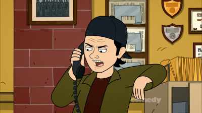 I'm outta here,
but first I'm going to... - Corner Gas Animated