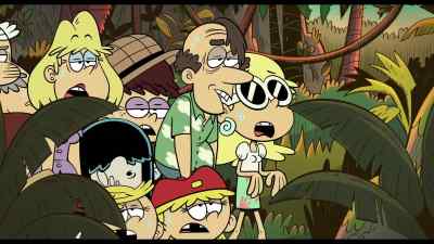 I'm pretty sure
these tire tracks - No Time to Spy: A Loud House Movie