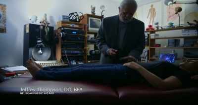 - I'm putting these wrist
sensors on her wrist - Heal