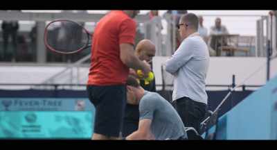 I'm quite apprehensive, pretty nervous. - Andy Murray: Resurfacing