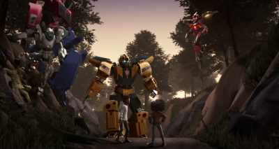 - I'm reading lots of Robby
and Mo feels, - Transformers: EarthSpark