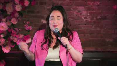 I'm reading menus for him,
I'm reading fucking all his mail, - Liza Treyger: Night Owl