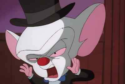 I'M READY FOR MY CLOSEUP,
MR. DeMILLE. - Pinky and the Brain