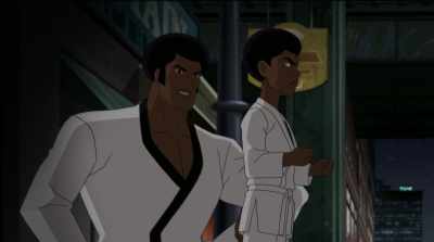 - I'm ready now.
- Hell yes, you are. - Batman: Soul of the Dragon