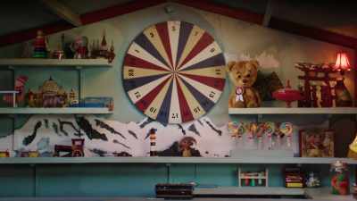 I'm ready, and spinning around
and around and around and around! - Teddy's Christmas
