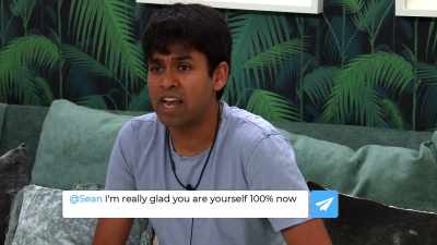I'm really glad you are yourself 100% now, - The Circle