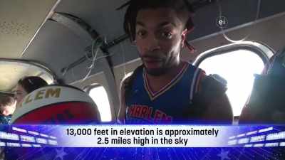 I'M REALLY PUSHING THE LIMITS
THIS YEAR. - Harlem Globetrotters: Play It Forward