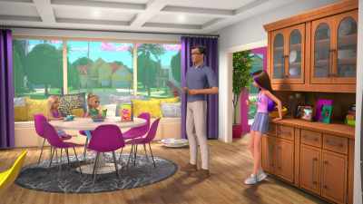 I'm recording voiceover
for my latest documentary, - Barbie: A Touch of Magic