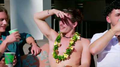 - I'm relying on this
God-sent personality. - FBOY Island NZ