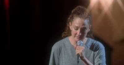 - I'm scared for my kids.
- It's okay. - Jacqueline Novak: Get on Your Knees