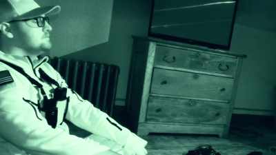 I'm seeing,
like little red dots, - The Harrisville Haunting: The Real Conjuring House
