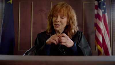 I'm sentencing you
to six months probation, - Reba McEntire's The Hammer