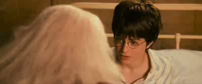 I'm shaking hands with Dumbledore. - Harry Potter and the Philosopher's Stone