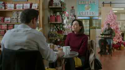 I'm sitting and
savoring each bite, - Once Upon a Christmas Wish