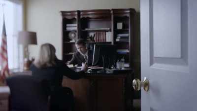 I'M SITTING IN HIS OFFICE,
AND HE'S TALKING, - An American Murder Mystery: The Staircase