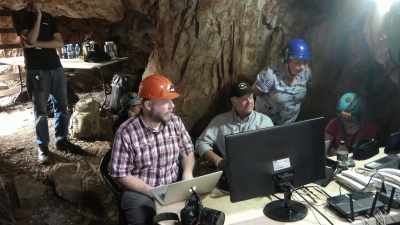 I'm sitting in the command center. - Unknown: Cave of Bones