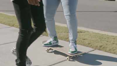 I'm skating!
[laughs] - Through Our Eyes
