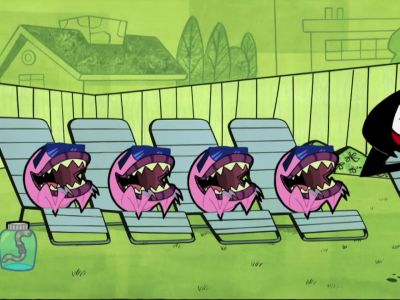 - I'M SO GLAD THINGS ARE
FINALLY BACK TO NORMAL. - The Grim Adventures of Billy and Mandy