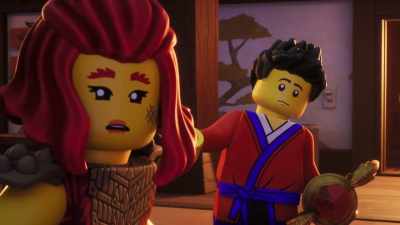 I'm sorry about that.
If Lloyd wakes up-- - LEGO Ninjago: Dragons Rising