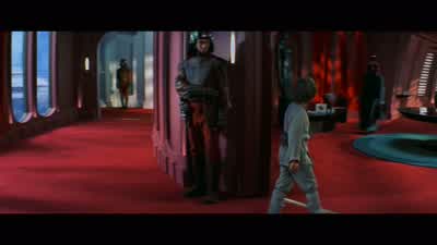 I'm sorry, ani, but Padmé's not here right now. - Star Wars: Episode I   The Phantom Menace