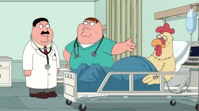 I'm sorry, Dr. Hartman,
but I can't help this patient. - Family Guy