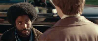 - I'm sorry, have we met before?
- Mmm-mmm. - BlacKkKlansman