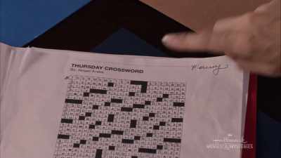 I'm sorry. I have to go.
That's my friend, - Crossword Mysteries: A Puzzle to Die For