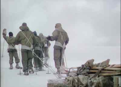 I'm sorry but my sleeping bag
is not on the sledge. - Scott of the Antarctic