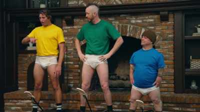 - I'm sorry, Poopies, but that is wrong!
- [grunts] - Jackass Forever