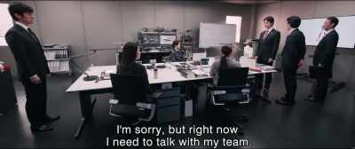 I'm sorry, but right now
I need to talk with my team. - Shin Ultraman