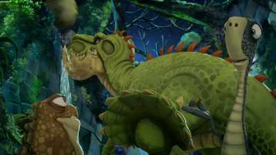 I'm sorry! Space travel makes me thirsty! - Gigantosaurus