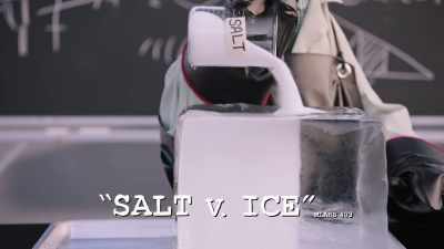 I'm sorry, what?
So, you're combining salt and ice here? - Muppets Now