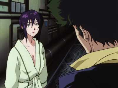 - I'm sorry.
- You're... sorry? - Cowboy Bebop