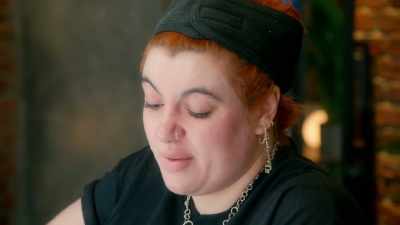 I'm starting again, I'll rejig me look.
I'll do it without covering me eyebrows. - Glow Up: Britain's Next Make-Up Star