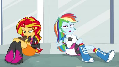 I'm starting to think she's not coming. - My Little Pony: Equestria Girls   Rainbow Rocks