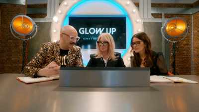 I'm stressed with time right now,
but I just need to keep going. - Glow Up: Britain's Next Make-Up Star