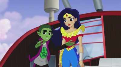 I'm sure Bumblebee
went radio silent - DC Super Hero Girls: Legends of Atlantis