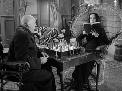 I'm sure glad I don't
have to be funny anymore. - The Addams Family