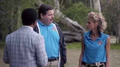 -I'm sure the fleet is around here somewhere. We should ask Gil. - Rob Riggle's Ski Master Academy