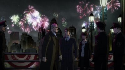 I'm surprised to find you
outdoors on a holiday. - Batman: The Long Halloween, Part Two