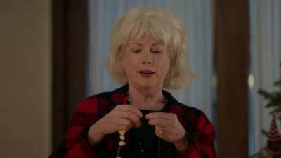 I'm surprised
she didn't get frostbite - Christmas with the Campbells