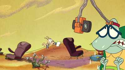 I'm sweating, I'm hot, I'm nauseous. - Rocko's Modern Life: Static Cling