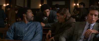 I'm talkin' to him about breakfast - The Trial of the Chicago 7