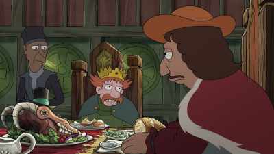 I'm talking about my second wife.
You know, the lizard. - Disenchantment