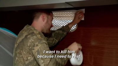 I'M TAPING IT UP SO THE MOSQUITOS CAN'T GET IN. - 90 Day Fiancé: The Other Way