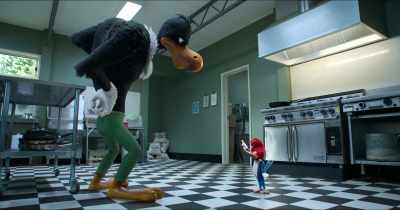 I'm telling everyone about your dastardly,
double-crossing ways! - Woody Woodpecker Goes to Camp