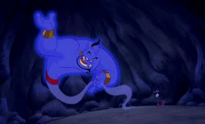 I'm telling you nice to be back ladies and gentlemenHi Where you from What's your nameUh Uh AladdinAladdin Hello Aladdin Nice to have you on the showCan we call you Al Or maybe just DinHow about Laddie Sounds like Here boy C'mon laddieI must have hit my - Aladdin