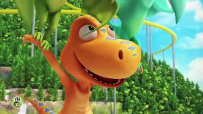 I'm the biggest carnivore
in the Cretaceous forest. - Dinosaur Train: Adventure Island