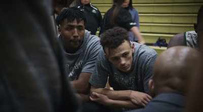 I'm the captain.
Hold players accountable. - Last Chance U: Basketball