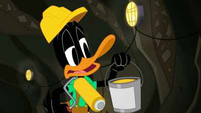 I'm thinking canary yellow
for the walls. - Bugs Bunny Builders